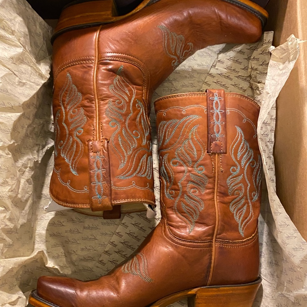 Vintage Lucchese cowboy boots